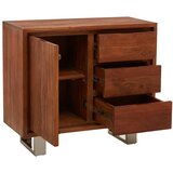 Premier Housewares Komoda iz masivne akacije v temni naravni barvi 92x82x40 cm Simla – | Shoptok.si