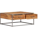  Stolić za kavu 75 x 75 x 35 cm od masivnog bagremovog drva | shoptok.hr