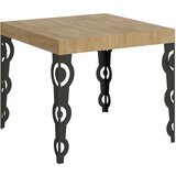Itamoby   Karamay (90x90/246 cm) - hrast, barva nog: antracit - raztegljiva jedilna miza, (20842894) Cene