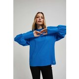 Marisse Azure Blouse With Puffed Sleeves | shoptok.hr