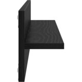  Polica na zidu s policom 2 pcs Crni hrast 80 x 11,5 x 18 cm | shoptok.hr