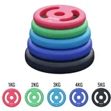 set od 2 gumirana tega 30 mm (2 x 1 kg)