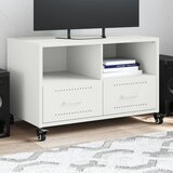 vidaXL TV ormarić bijeli 68 x 39 x 43,5 cm hladno valjani čelik Cijene