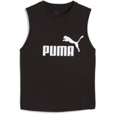 Puma Majice brez rokavov Ess No. 1 Logo Slim Tank Črna Cene