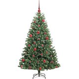  Umjetno božićno drvce s nogom Zelena 150 cm PVC i metal | shoptok.hr