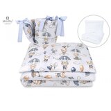 MimiNu Posteljina set 5 elem. Balon Plava (za krevetić 120x60 cm) | shoptok.hr