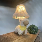 Happy Lamps Kinder tafellamp alpaca wit - Alma
