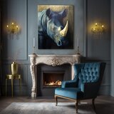  Zlati dotik na oklepu nosorogov v savani (Ponovno rojena) | Shoptok.si