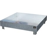 eurokraft pro Jeklena prestrezna kadica, DxŠxV 1200 x 1200 x 290 mm, prestrezna prostornina 230 l | Shoptok.si