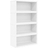  Stalak za CD-ove 4 kom. Bijela 40 x 17 x 17 cm | shoptok.hr