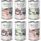 Wolf of Wilderness 10% popusta! - mješovita pakiranja (Junior, Adult & Senior) 6 x 400 g: JUNIOR: perad i govedina; perad i janjetina; perad i svinjetina