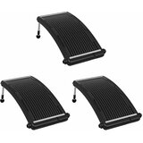  Zakrivljeni solarni paneli za grijanje bazena 3 kom 110 x 65 cm | Eponuda.ba