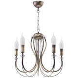Jupiter 1634 - luster na lancu melani 5xE14/40W/230V mesing patina | Eponuda.com