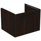 Ideal Standard temno rjava stenska omarica za pod umivalnik v hrastovem dekorju 60x44 cm i.life b | Shoptok.si