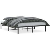 Metalni Kovinski posteljni okvir črn 150x200 cm | Shoptok.si