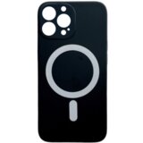 Silikonska futrola magnetic za iphone 14 pro, crna