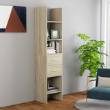 Ormarić za knjige boja hrasta 40x35x180 cm konstruirano drvo Cijene