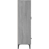  Visoka komoda boja hrasta sonome 70x31x115 cm konstruirano drvo Siva | shoptok.hr