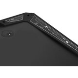 vidaXL Gaming miza LED z nogami Y-oblike črna 90x60x75 cm | Shoptok.si