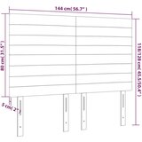  Posteljno vzglavje temno sivo 144x5x118/128 cm žamet, (20793162) | Shoptok.si