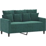  Sedežna garnitura 3-delna z blazinami temno zelen žam | Shoptok.si