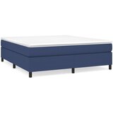 Maison Chic Posteljni okvir - Dvoposteljna postelja - Zakonska postelja brez vzmetnice moder 180x200 cm blago-J4027, (21773123) | Shoptok.si