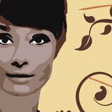  Ročno izdelana slika POP Art Audrey Hepburn 1-delna (POP ART) | Shoptok.si