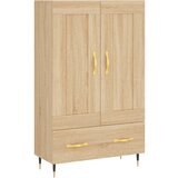 Maison Chic Visoka omara - Komoda - Predalnik sonoma hrast 69,5x31x115 inženirski les, (21720794) | Shoptok.si