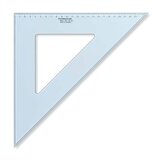 Staedtler trikotnik transparent, moder, 45/45 stopinj, 36 cm 567 36-45 Cene
