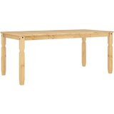  The Living Store Jedilna miza Corona 180x90x75 cm trdna borovina - Jedilna Miza, (21498377) | Shoptok.si