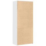  Visoka komoda bijela 80 x 42,5 x 185 cm od konstruiranog drva | shoptok.hr
