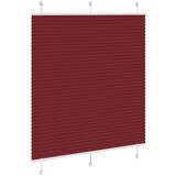 vidaXL Plisirana žaluzija Bordeaux Red 120x150 cm Širina tkanine | Shoptok.si