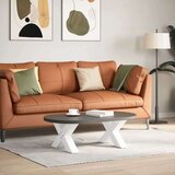  Noge za klubsko mizico v obliki črke X, 2 kosa, bele, 60 x (30-31) cm, jeklo, (22124006) | Shoptok.si