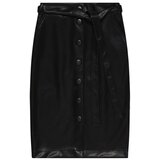 Marisse Faux Leather Pencil Skirt Z-Sc-3616 Black | ePonuda.com