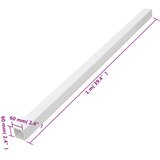  Kanalice za kabele 60 x 60 mm 10 m PVC | shoptok.hr