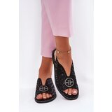 S. BARSKI Leather Sandals On Flat Heel With Decoration S.Barski | Shoptok.si