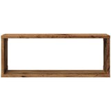 vidaXL Zidne kockaste police 2 kom Staro drvo 60x15x23 cm | shoptok.hr