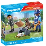 Playmobil 71731 - ACTION HEROES Spurensuche mit Hund - 1 k.