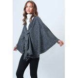 Trend Alacati Stili Ženski pončo Alc-X14672, Sivi Cene