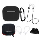 HURTEL SILIKONSKI ETUI SET, OHIŠJE ZA AIRPODS 3 + OHIŠJE OMARICA, (22006388) Cene