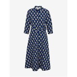 Orsay Black and Blue Ladies Patterned Dress - Women Cene'.'