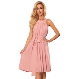 Numoco Chiffon dress with tie | ePonuda.com