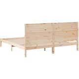  Dugi okvir kreveta bez madraca 200 x 220 cm masivno drvo | shoptok.hr