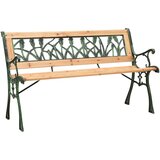  Klupa 122 cm od lijevanog željeza i masivne jelovine | shoptok.hr
