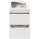 CARRYHOME nočna omarica, bela | Shoptok.si