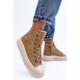 Big Star Women's Zip-Up Insulated Sneakers Camel | ePonuda.com