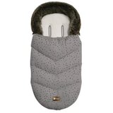 Kikka Boo zimska navlaka za kolica Luxury Fur Confetti siva cene