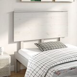 vidaXL Uzglavlje za krevet bijelo 124x6x82,5 cm od masivne borovine Cijene