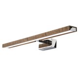 Brilagi LED kupatilsko osvetljenje za ogledalo WOODY MIRROR 3u1 LED/12W/230V IP44 hrom/hrast-orah | Eponuda.com