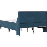  Okvir kreveta s madracem s madracem Plava 140 x 190 cm Baršun | shoptok.hr